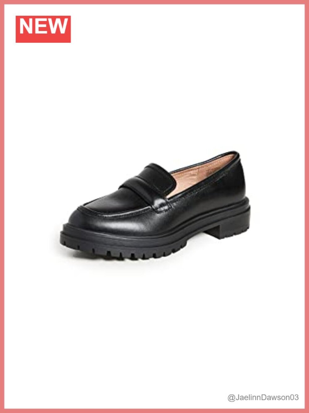 Madewell Bradley Lug Sole Loafers, Cushioned Rubber Sole, Block Heel